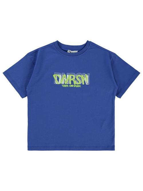 Dnrsn Baskılı 10-13 Yaş Tişört - Mavi10-11 Yaş