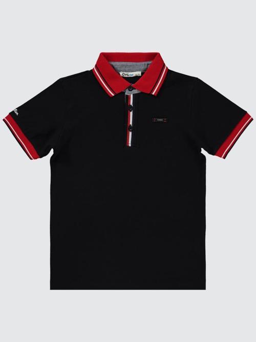Polo Edition Nakışlı 6-9 Yaş Tişört - Siyah8-9 Yaş