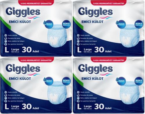 Hasta Bezi Yetişkin Emici Külot L-Büyük 120 Adet (4PK*30)