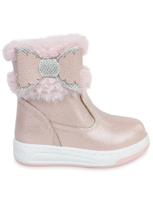 Kürklü Vakko - Numara Bot ve Çizme - Pudra25