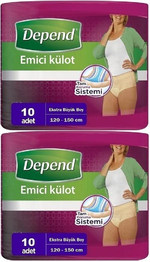 Emici Külot Hasta Bezi XL - Extra Büyük Kadın 20 Adet (2PK*10)
