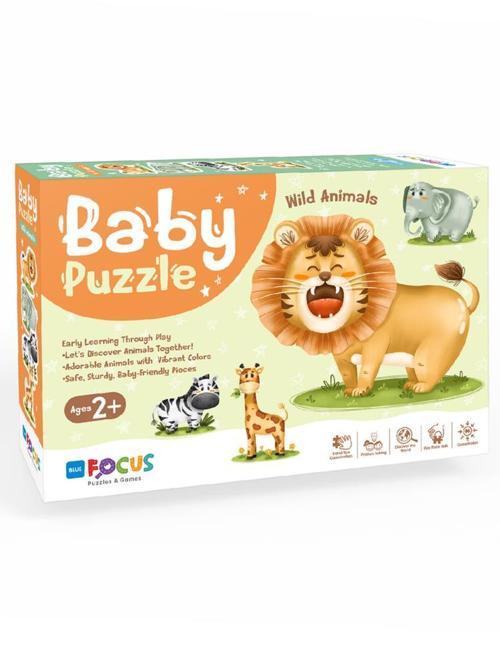Games Baby Puzzle - Wıld Anımals (Vahşi Hayvanlar) - StandartStandart