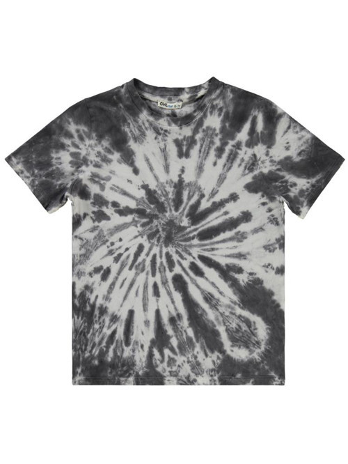 Batik Yıkama 6-9 Yaş Tişört - Siyah7-8 Yaş