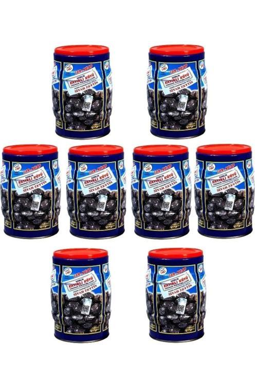 Gemlik Katırlı Köyü Sofralık Doğal Yağlı Siyah Zeytin 8X1 Kg (8 Adet)
