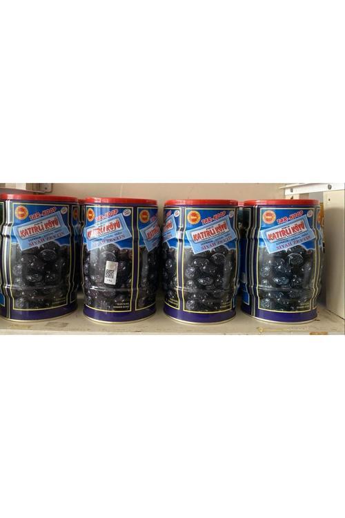 5X1 Kg (5 Adet) Gemlik Katırlı Köyü Sofralık Doğal Yağlı Siyah Zeytin