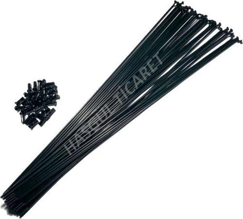 Bisiklet 2mm 262mm Siyah Jant Teli Bisiklet Jant Teli