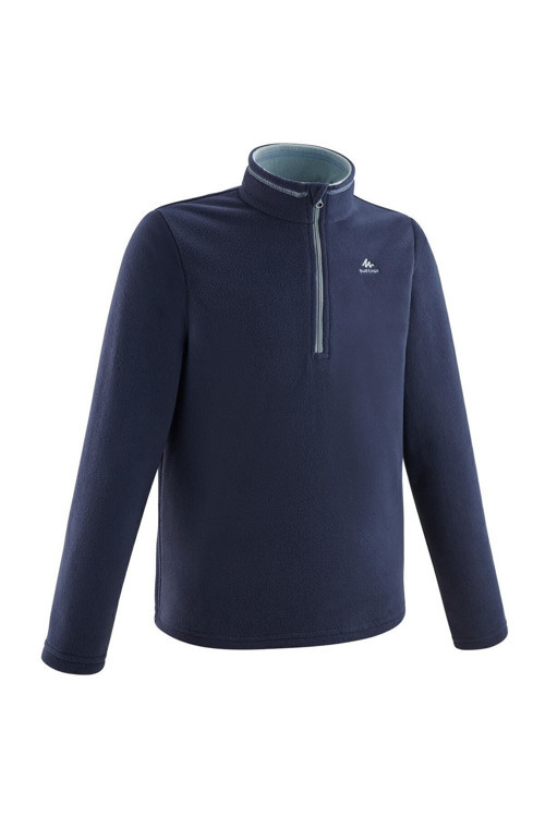 Quechua Çocuk Outdoor Polar Isı Yalıtımlı Lacivert 7 15 Yaş Mh 100
