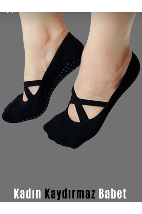 6'Lı Paket Kaydırmaz Dans Pilates Ve Yoga Çorabı Kadın Çorabı