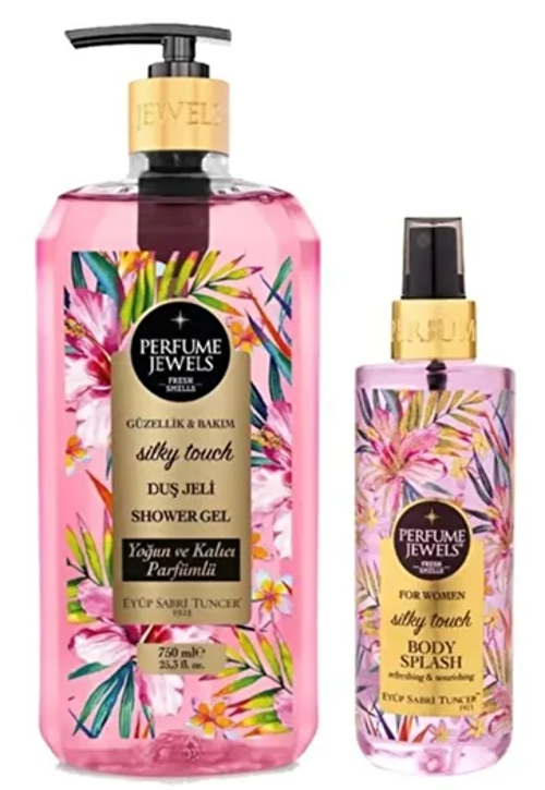 Silky Touch Duş Jeli 750 ml ve Vücut Spreyi 250 ml