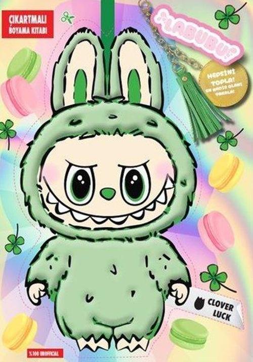Labubu Clover Luck Çılgın Koleksiyon - Çıkartmalı Boyama Kitabı