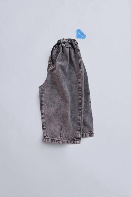 La Ciel Paris Balon Denim Pantolon - Füme