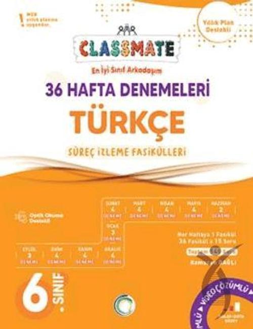 6. Sınıf Classmate 36 Hafta Denemeleri Türkçe