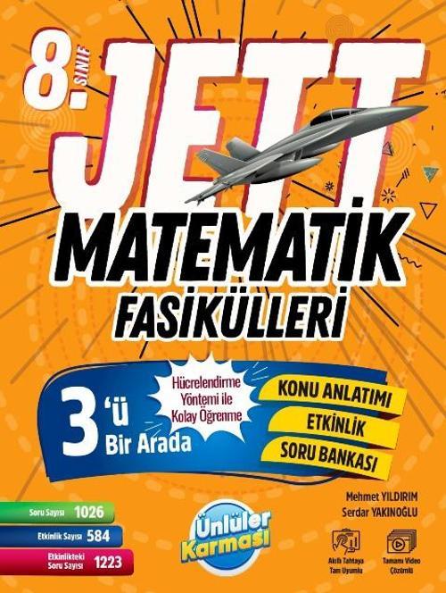 8. Sınıf LGS Jett Matematik Fasiküller Soru Bankası