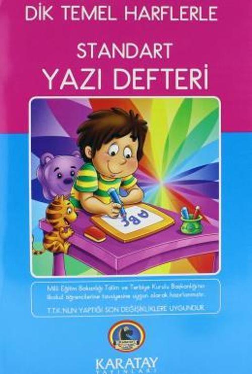 Dik Temel Harflerle Standart Yazı Defteri