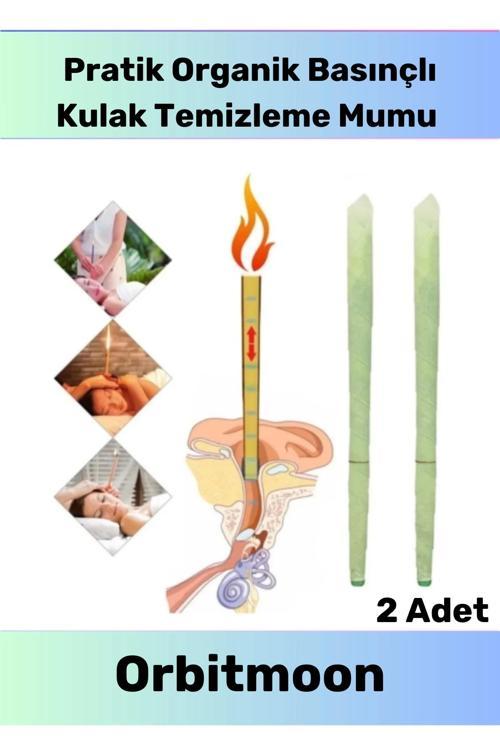 Premium Seri Kulak İçi Kir Temizleme Hava Basınçlı Doğal Aromaterapi Mumu 2 Adet