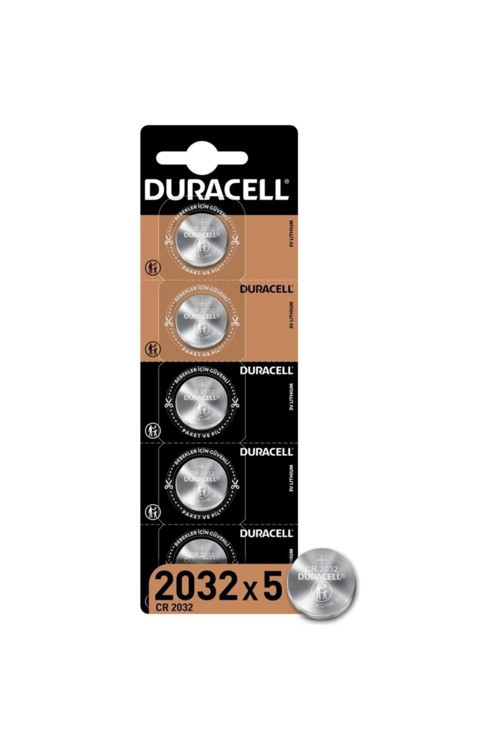 Özel Cr2032 Lityum Düğme Pil 3V, (Cr2032) 5 Adet