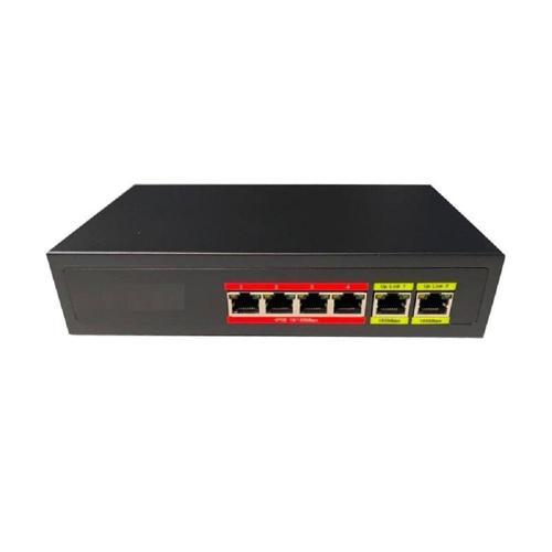 4 Port Poe+ 10-100 Mbps 2 Port 10-100 Uplink POE Switch 
