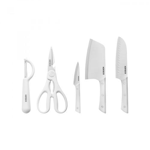 Markus Satırlı 5 Parça Bıçak Seti Beyaz