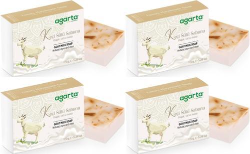 El Yapımı Doğal Sabun 150GR Keçi Sütü (4 Lü Set)