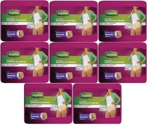 Emici Külot Hasta Bezi Large - Büyük Kadın 80 Adet (8PK*10)