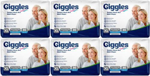 Hasta Bezi Yetişkin Bel Bantlı Tekstil Yüzey Ekstra Büyük (XL) 180 Adet (6PK*30)