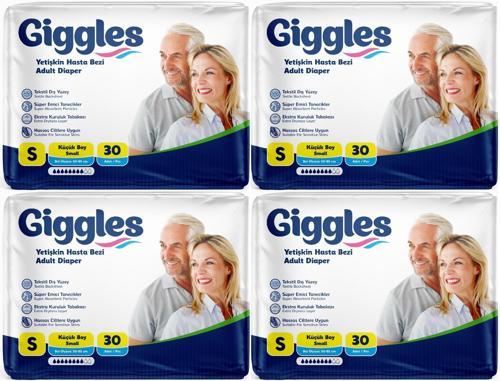 Hasta Bezi Yetişkin Bel Bantlı Tekstil Yüzey Küçük - Small (S) 120 Adet (4PK*30)