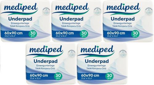 Mediped Hasta Alt Açma Yatak Koruyucu Örtü 60*90CM Klasik 150 Adet (5PK*30)