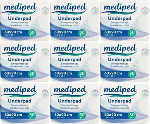 Mediped Hasta Alt Açma Yatak Koruyucu Örtü 60*90CM Klasik 270 Adet (9PK*30)