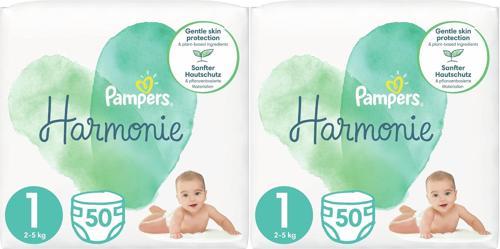 Pampers Harmonie Bebek Bezi Beden:1 (2-5Kg) Yeni Doğan 100 Adet Ekonomik Ultra Fırsat Pk