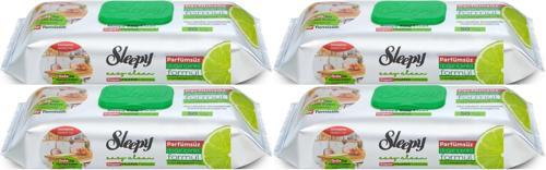 Easy Clean Yüzey Temizlik Mutfak Havlusu -Mendili  50 Yaprak Bergomot Yağlı (4Lü Set) 200Yprk