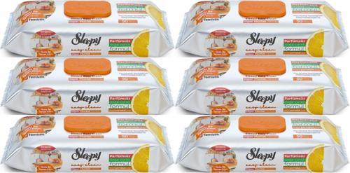 Easy Clean Yüzey Temizlik Mutfak Havlusu -Mendili  50 Yaprak Portakal Yağlı (6Lı Set) 300Yprk