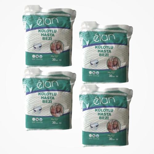 Emici Külot Ultra Extra Large (XXL) Hasta Bezi | 4 x 30'lu Paket (120 Adet)