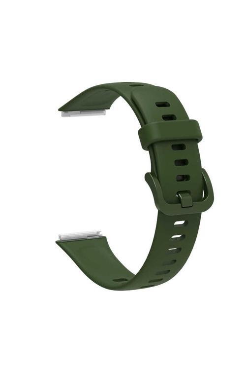 Huawei Band 7 Krd-71 Uyumlu Zore Kordon-Koyu Yeşil
