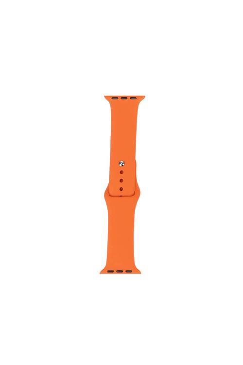Watch 7 41Mm Band Serisi Klasik Kordon Silikon Strap Kayış-Turuncu