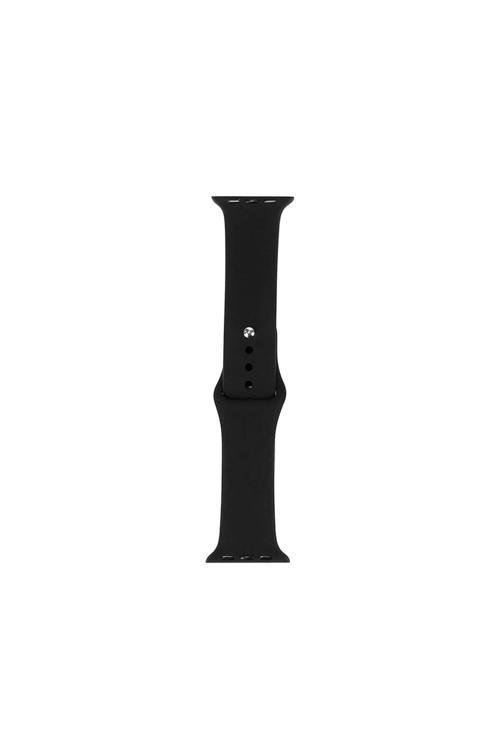 Watch 38Mm Band Serisi Klasik Kordon Silikon Strap Kayış-Siyah