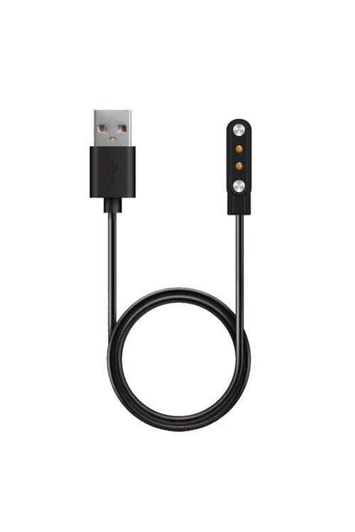Siyah Haylou Solar Ls05 Akıllı Saat Usb Şarj Kablosu-Zore