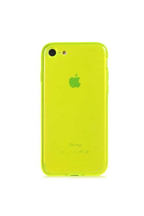 İphone Se 2022 Uyumlu Zore Mun Silikon-Sarı