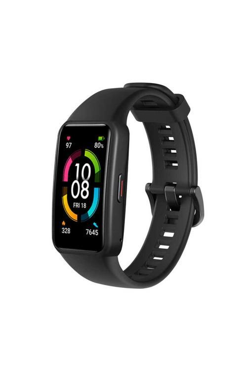 Huawei Band 6 Uyumlu Krd-47 Uyumlu Zore Kordon-Siyah