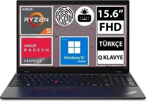ThinkPad L15 21C7002HTX Ryzen 5 5675U 8GB 512GB SSD Windows 10 Pro 15.6" FHD Taşınabilir Bilgisayar