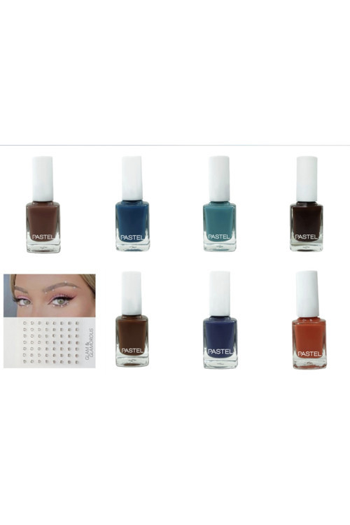 Glam & Glamorous 7'Li Kış Oje Set 1 371 - 372 - 373 - 374 - 375 - 376 - 377