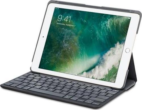 9.7" iPad Air 2 Klavyeli Kılıf (Nordic,Q - TR Sticker)