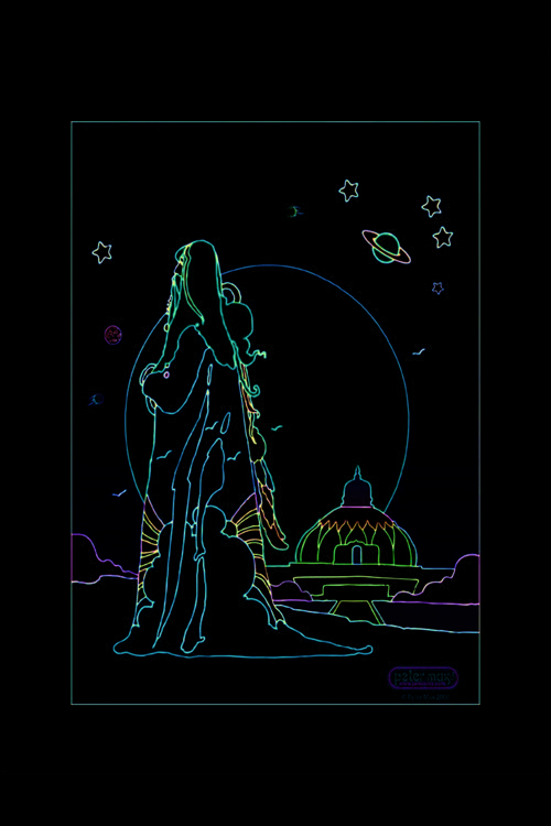 Aesthetic Hippie Duvar Posteri
