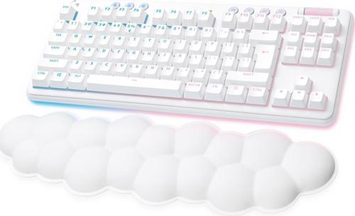 G Aurora G715 Lıghtspeed Kablosuz Tactile Ingilizce Q Oyuncu Klavyesi - Beyaz