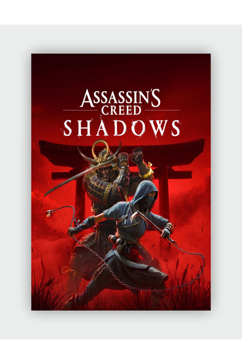 Assassin'S Creed: Shadows Game Duvar Posteri - Kalın Kağıt - Çerçevesiz