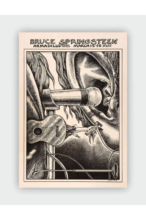 Bruce Springsteen Rock Müzik Duvar Posteri - Kalın Kağıt - Çerçevesiz
