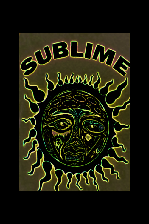 Aesthetic Hippie Duvar Posteri Pembe Illüstrasyon Sublime