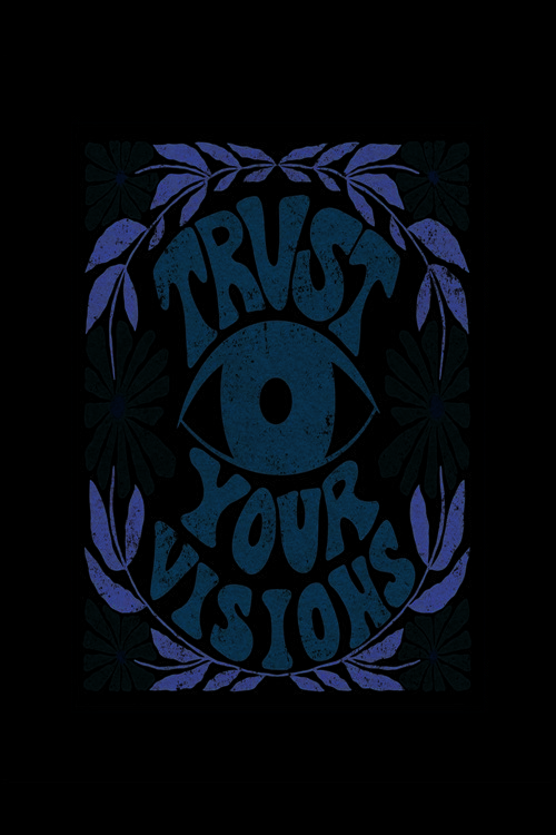 Aesthetic Hippie Duvar Posteri