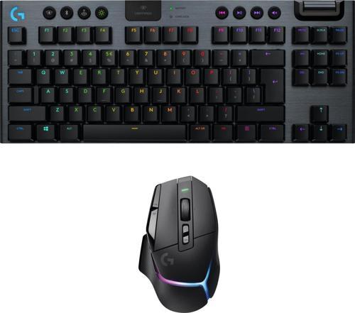 G G915 TKL LIGHTSPEED Kablosuz RGB Mekanik Oyuncu Klavyesi ve G502 X Plus Kablosuz HERO 25K Sensörlü RGB Oyuncu