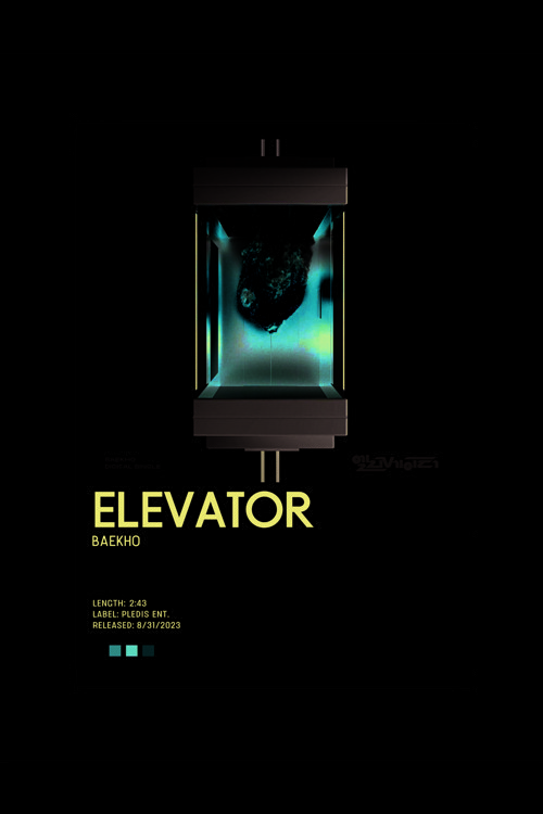 Baekho Elevator K-Pop Duvar Posteri - Duvar Dekoru - Kalın Kağıt - Çerçevesiz