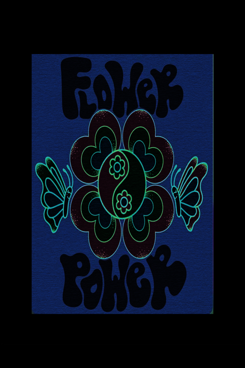 Aesthetic Hippie Duvar Posteri
